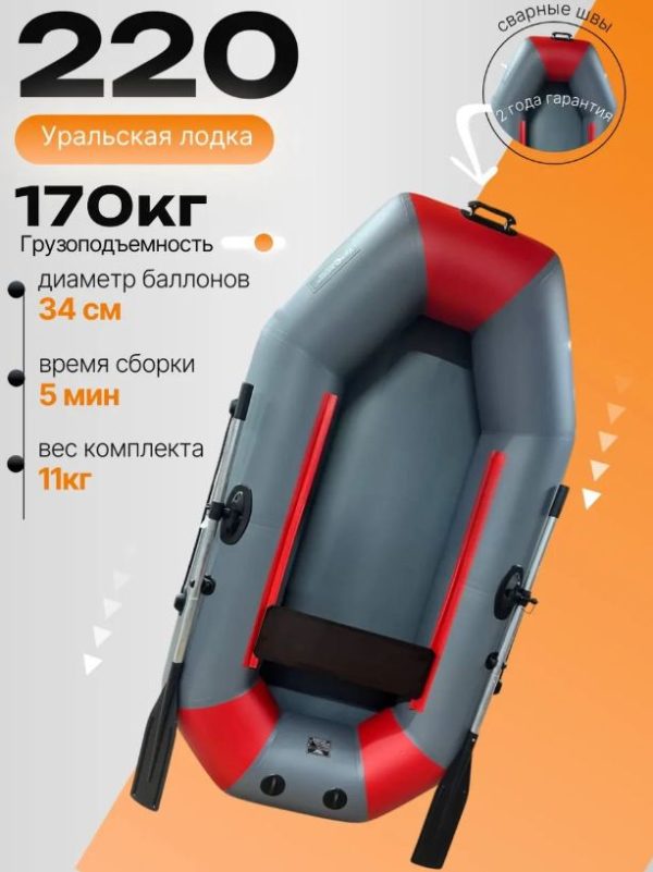 Лодка ПВХ для рыбалки 220